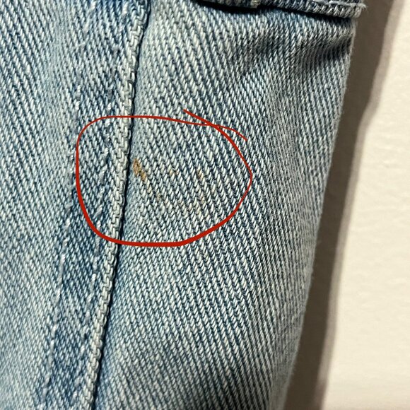 Pacsun Womens Baggy Carpenter Jeans Sz 26 Wide Leg Streetwear Utilitarian Grunge - Picture 8 of 8